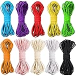 2mm Elastic Cord 10 Colours x 10 Meters Stretchy Nylon Thread for Jewellery Making Bracelets Necklaces V1258-DP02-BOL-1