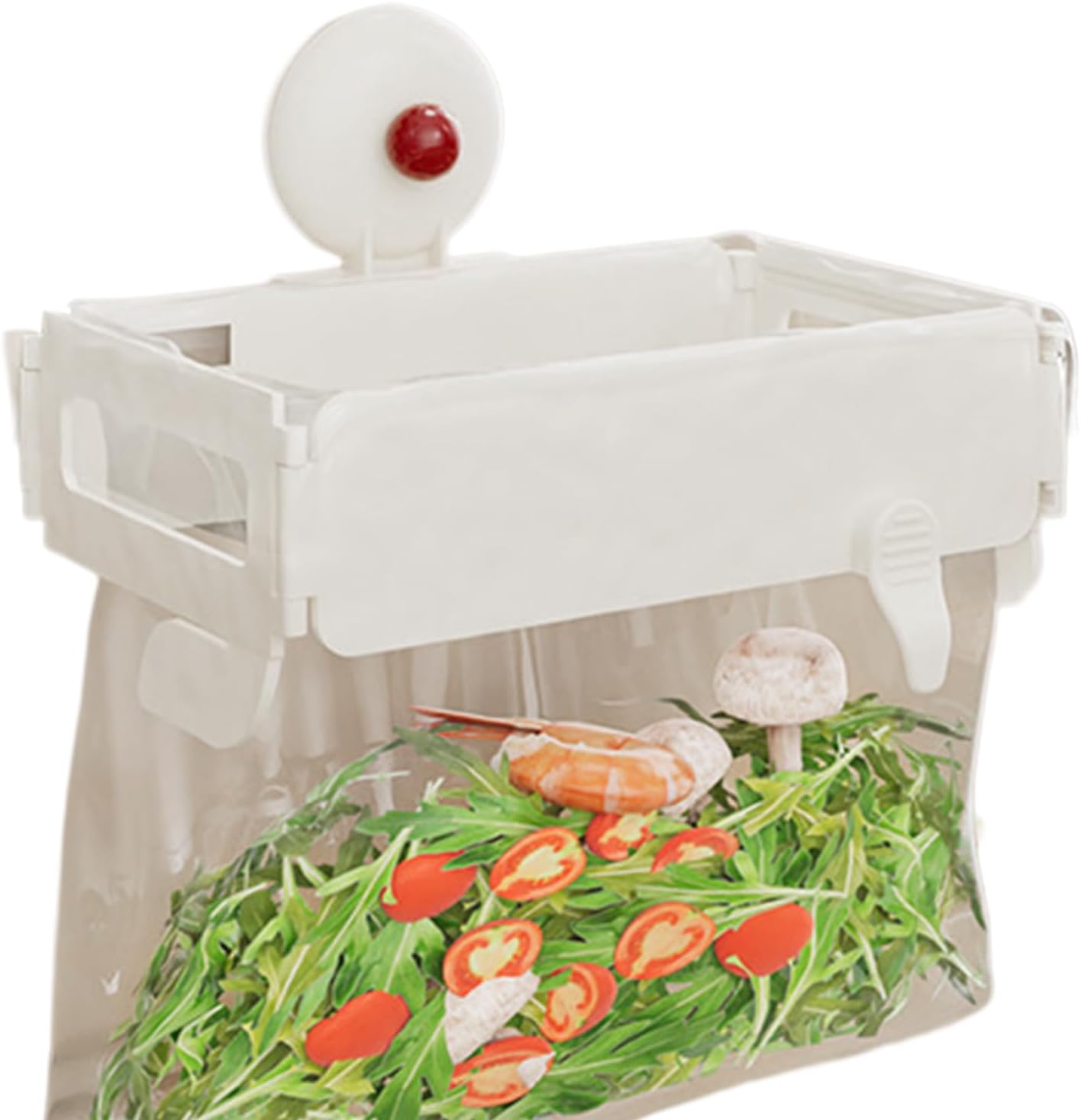 Touch Bin Trash Bag Holder 18.5x12.5cm Space Saving Versatile Waste Container V1258-DP02-BOL-102