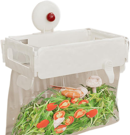 Touch Bin Trash Bag Holder 18.5x12.5cm Space Saving Versatile Waste Container V1258-DP02-BOL-102