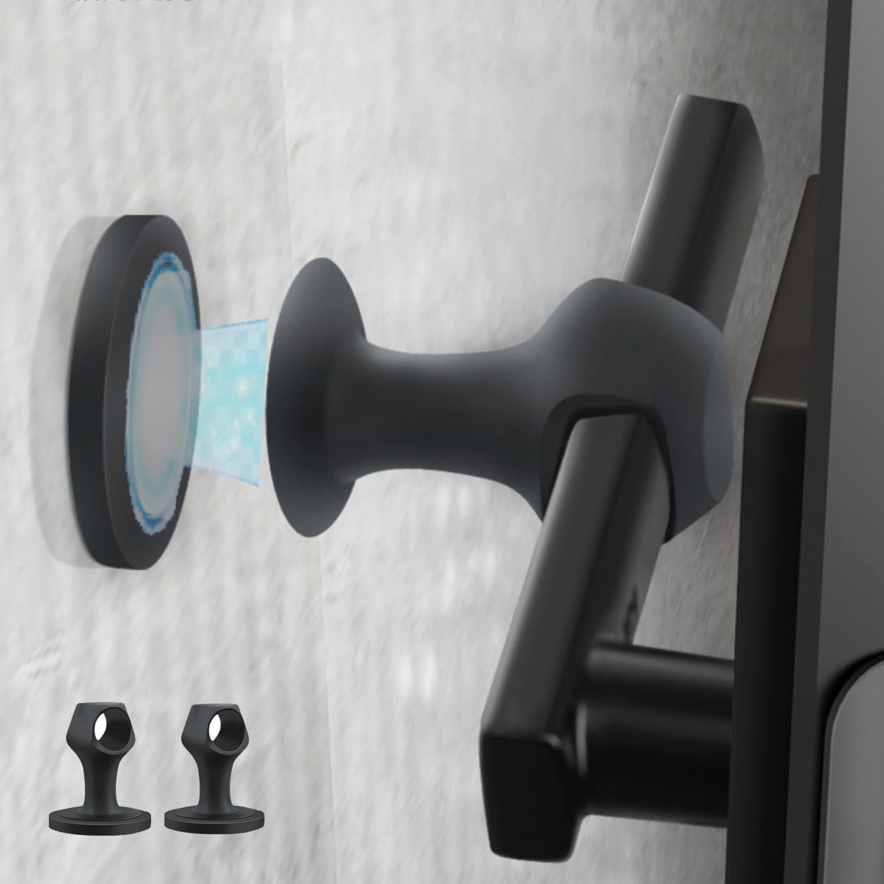 Door Stopper Door Holder 1 Piece Door Buffer Door Stop for Indoor Outdoor Use Brown V1258-DP02-BOL-104