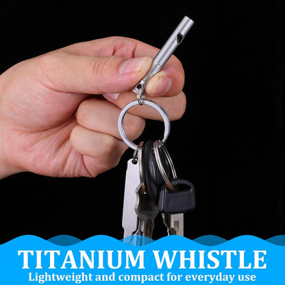 2 Silver Double Loop Whistles for Camping Hiking Pet Training Sports V1258-DP02-BOL-107