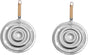 2 Pack Heat Resistant Pan Trivets Stainless Steel Table Mats with Wooden Handles and Hanging Ropes V1258-DP02-BOL-110