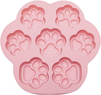 7-Cavity Silicone Cat Paw Mould Chocolate Fondant Ice Cube Tray Food Safe Baking Mold V1258-DP02-BOL-111