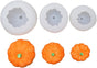 3 Piece Silicone Pumpkin Mould Set 3 Sizes Candle and Chocolate Mould Baking Tray V1258-DP02-BOL-112