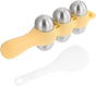 Stainless Steel Rice Ball Maker Set Triangle Sushi Mold with Rice Paddle Non-Stick Riceball Shaker Tool Yellow V1258-DP02-BOL-113