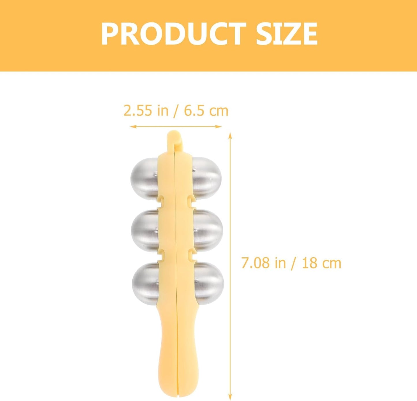 Stainless Steel Rice Ball Maker Set Triangle Sushi Mold with Rice Paddle Non-Stick Riceball Shaker Tool Yellow V1258-DP02-BOL-113