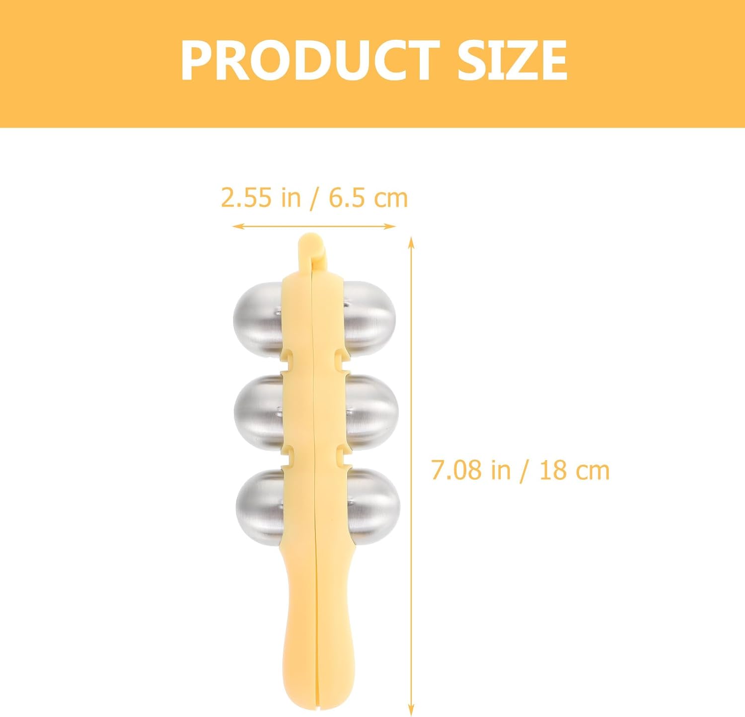 Stainless Steel Rice Ball Maker Set Triangle Sushi Mold with Rice Paddle Non-Stick Riceball Shaker Tool Yellow V1258-DP02-BOL-113