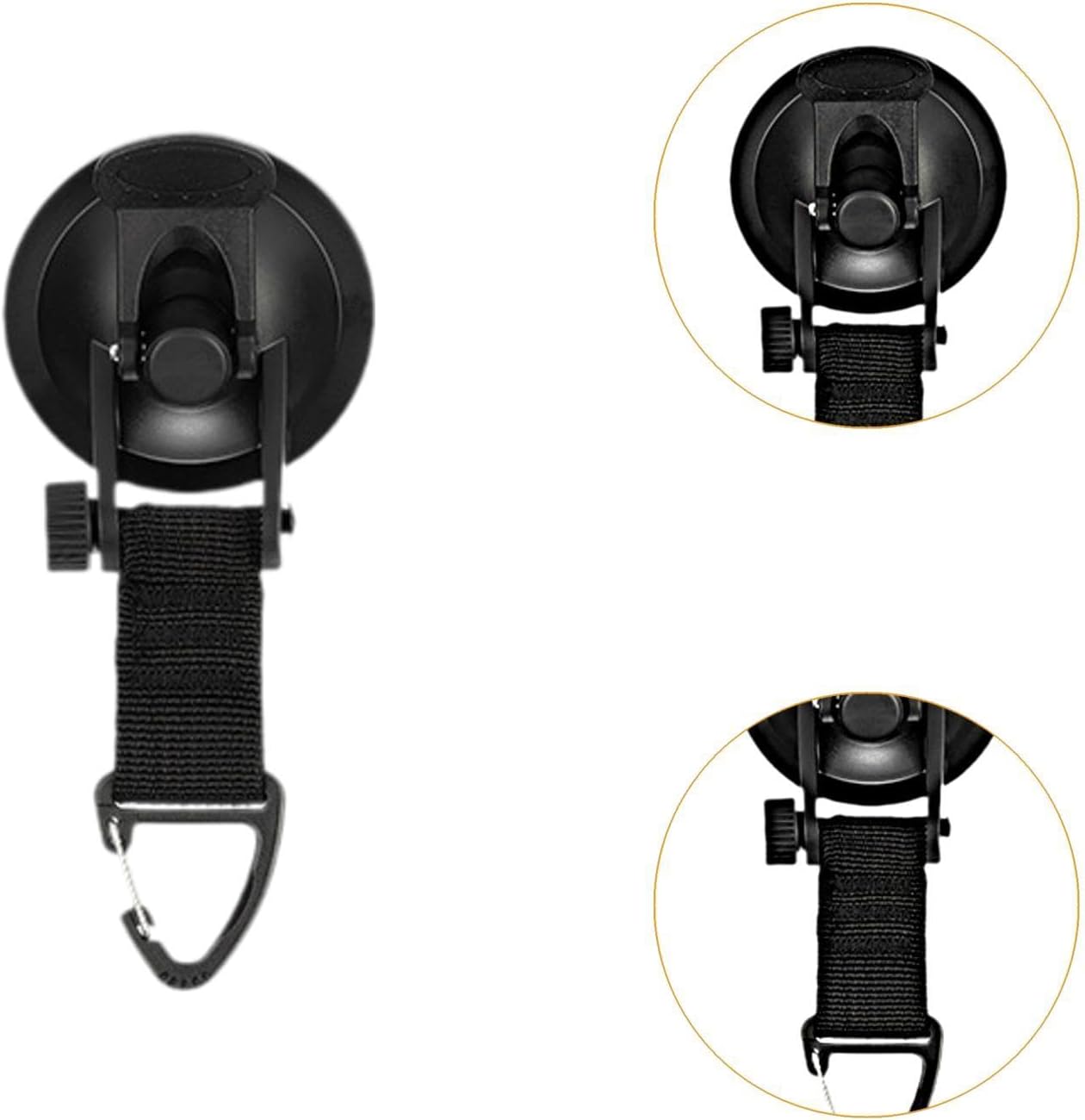 4 Pack Adjustable Strap Hooks for Tarp Tent Secure Attachment Multi Functional V1258-DP02-BOL-114