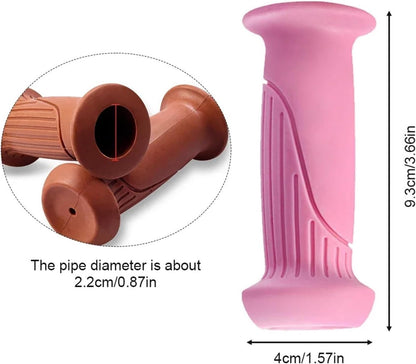 Comfortable Purple Bike Handlebar Grips Pair Non-Slip Cycling Handle Bar Covers V1258-DP02-BOL-116