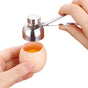 Egg Shell Cutter with Spring Mechanism for Soft and Hard Boiled Eggs Silver 1 Piece V1258-DP02-BOL-126