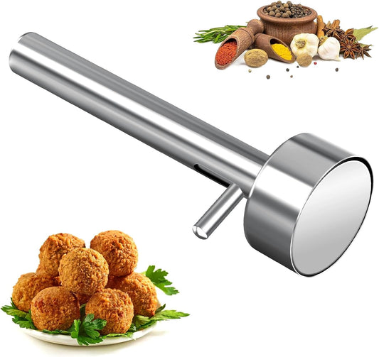 Professional Patty Maker with Thumb Grip - Perfect for Falafel Burgers and Meatballs V1258-DP02-BOL-132