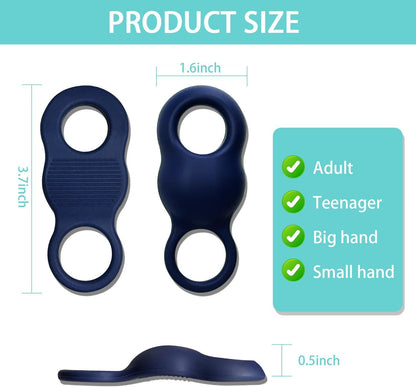 Blue Thumb Grips Finger Protectors for Thumb Tips - 1 Pair V1258-DP02-BOL-137