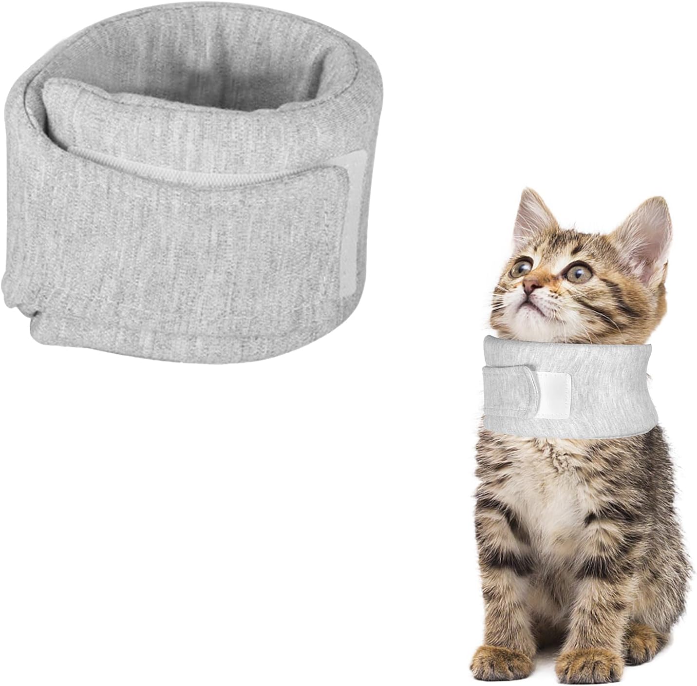 Soft Protective Collar for Cats & Small Dogs - Comfortable Adjustable (21-26 cm) - Set of 1 V1258-DP02-BOL-140