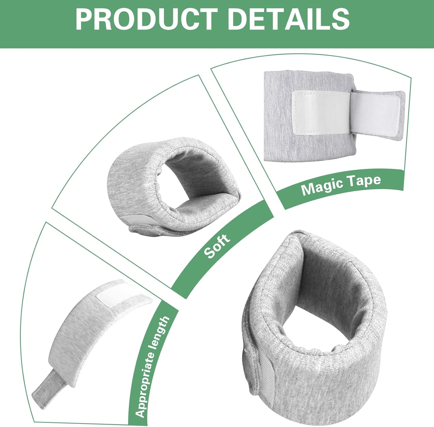 Soft Protective Collar for Cats & Small Dogs - Comfortable Adjustable (21-26 cm) - Set of 1 V1258-DP02-BOL-140