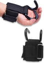 Weight Lifting Wrist Strap Hooks - Black - 1 Pair V1258-DP02-BOL-143