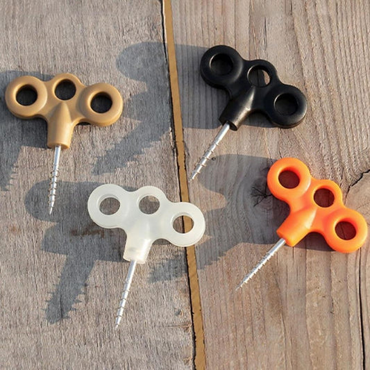 Orange Tent Pegs 2 Pack Heavy Duty Camping Outdoor Activities Stakes V1258-DP02-BOL-148