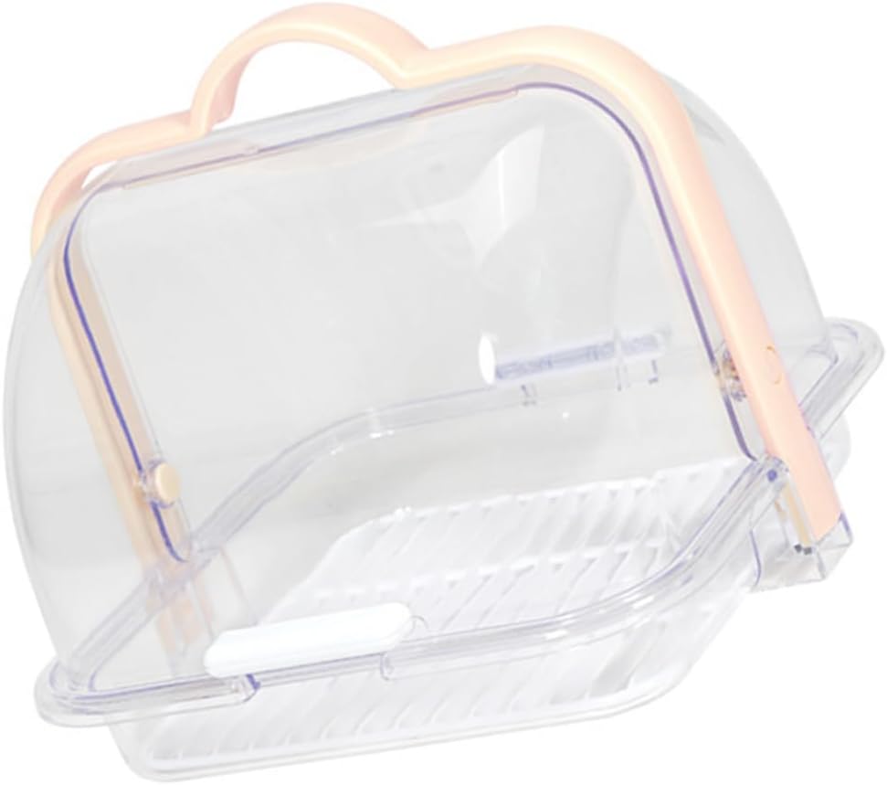 Transparent Food Storage Container with Lid and Drip Tray for Bread Milk Packaging V1258-DP02-BOL-153