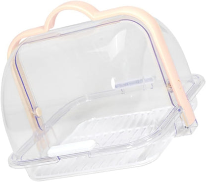 Transparent Food Storage Container with Lid and Drip Tray for Bread Milk Packaging V1258-DP02-BOL-153
