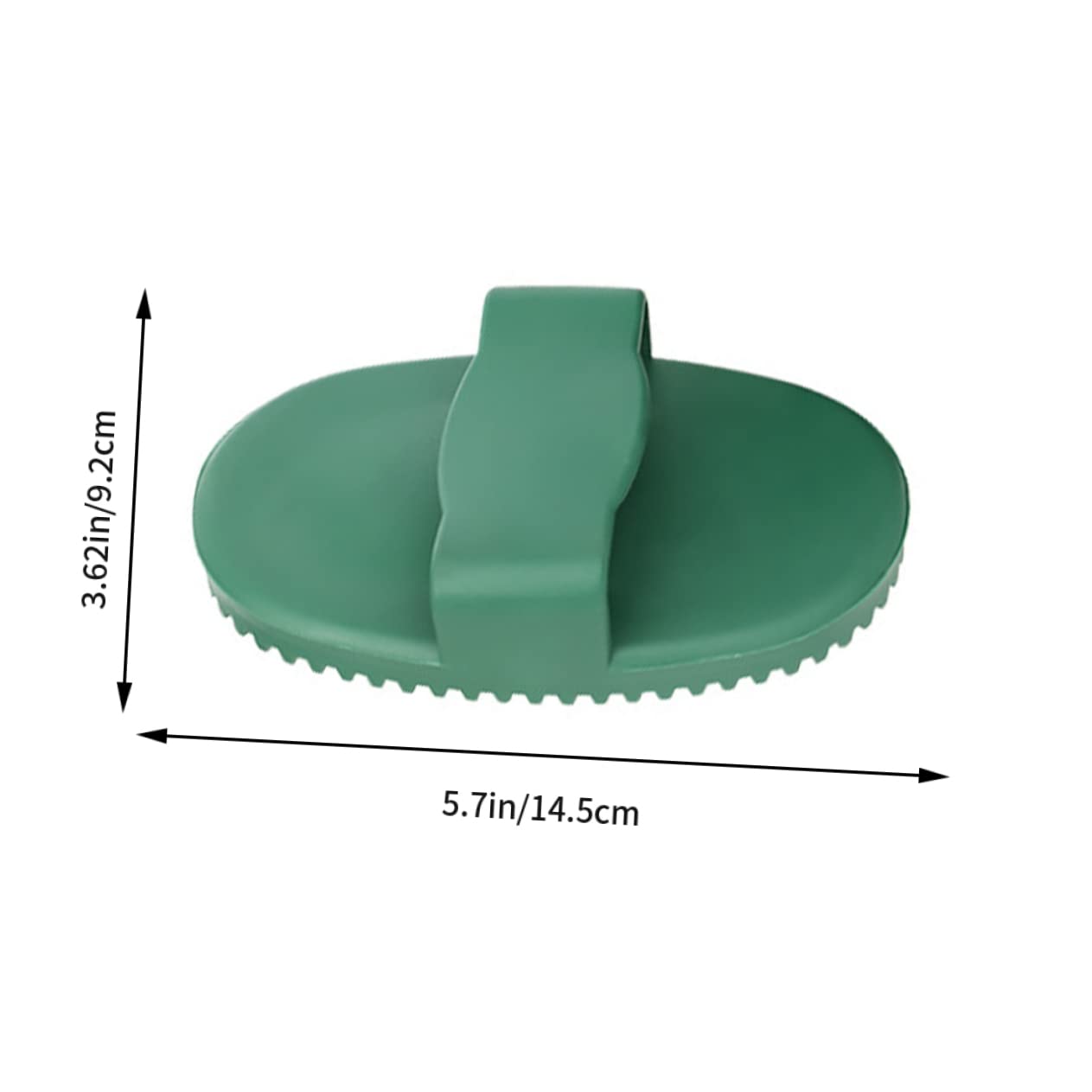 2 Pack Pet Massage Brush for Dog and Cat Grooming Green V1258-DP02-BOL-156
