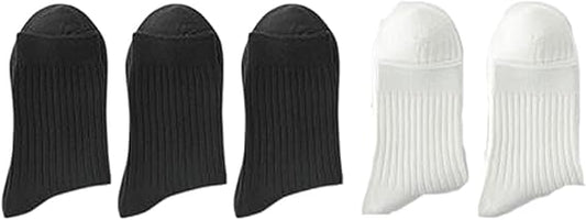 5 Pairs Unisex Camel Cotton Breathable Socks Size 38-44 For Sports & Daily Wear V1258-DP02-BOL-159