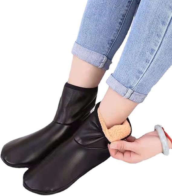 Non-Slip Socks Black Extra Grip for Elderly Pregnant Women on Smooth Floors 1 Pair V1258-DP02-BOL-160