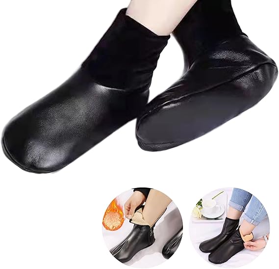 Non-Slip Socks Black Extra Grip for Elderly Pregnant Women on Smooth Floors 1 Pair V1258-DP02-BOL-160