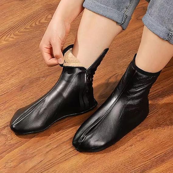 Non-Slip Socks Black Extra Grip for Elderly Pregnant Women on Smooth Floors 1 Pair V1258-DP02-BOL-160