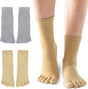 Breathable Cotton Socks for Running Yoga Walking Unisex Size 38-44 2 Pairs V1258-DP02-BOL-161