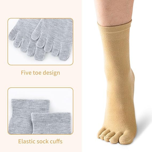Breathable Cotton Socks for Running Yoga Walking Unisex Size 38-44 2 Pairs V1258-DP02-BOL-161