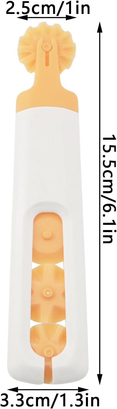Yellow Raster Pattern Pastry & Tart Cutter - Cake Decorating Tool V1258-DP02-BOL-164