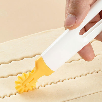 Yellow Raster Pattern Pastry & Tart Cutter - Cake Decorating Tool V1258-DP02-BOL-164