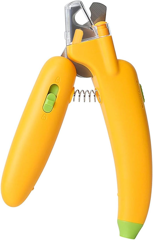 Dog & Cat Nail Clippers with Safety Lock for Small & Large Pets - Yellow - 1 Piece V1258-DP02-BOL-167