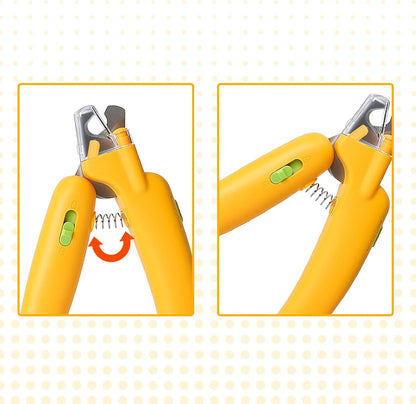 Dog & Cat Nail Clippers with Safety Lock for Small & Large Pets - Yellow - 1 Piece V1258-DP02-BOL-167