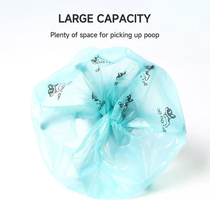 Portable 6-Claw Dog Poop Scooper with Built-in Bag Dispenser - Blue V1258-DP02-BOL-169