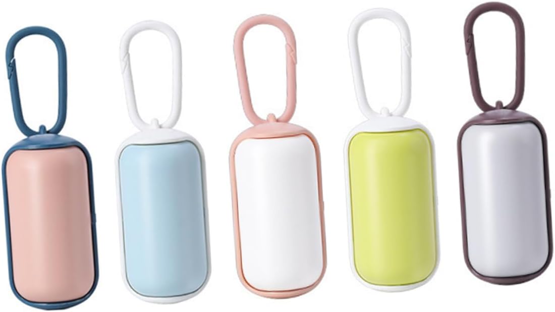 Dog Poop Bag Holder with Leash Hook Dispenser 5 Pack V1258-DP02-BOL-171
