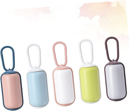 Dog Poop Bag Holder with Leash Hook Dispenser 5 Pack V1258-DP02-BOL-171
