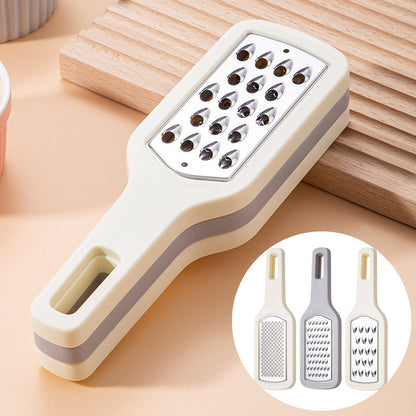 3-Piece Stainless Steel Kitchen Grater & Peeler Set - Cheese & Citrus Grater with Vegetable Peeler, Non-Slip V1258-DP02-BOL-177