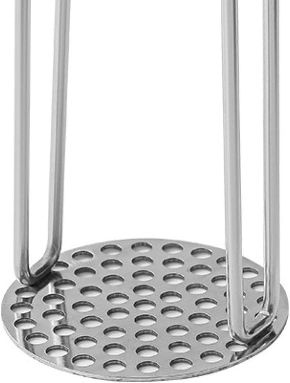 Professional Potato & Vegetable Masher with Honeycomb Design - Stainless Steel Puree Maker - Dishwasher Safe V1258-DP02-BOL-178