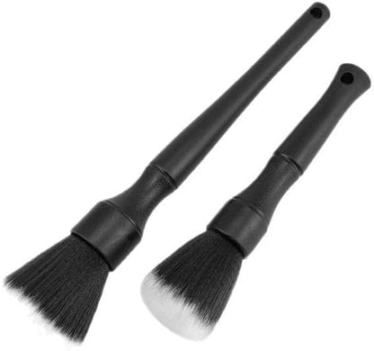 Auto Detailing Brush Set 2 Pack Soft Interior Brush for Dashboard & Vents Scratch-Free V1258-DP02-BOL-182