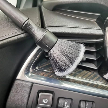 Auto Detailing Brush Set 2 Pack Soft Interior Brush for Dashboard & Vents Scratch-Free V1258-DP02-BOL-182