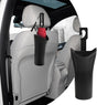 Car Trash Bin & Organizer - Under Seat or Center Console Storage Box with Umbrella Holder - Black - Set of 1 V1258-DP02-BOL-183