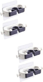 Adhesive Wall Hooks Set of 4 No Drill Hanging System for Kitchen and Garage V1258-DP02-BOL-189
