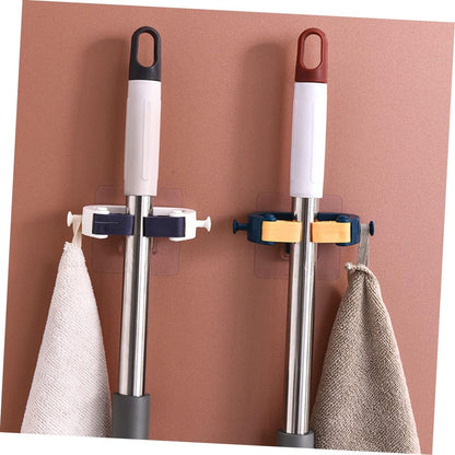 Adhesive Wall Hooks Set of 4 No Drill Hanging System for Kitchen and Garage V1258-DP02-BOL-189