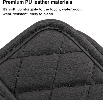 Car Seat Organizer 2 Pack - Black Backrest Storage Bag with Pockets - Car Interior Accessory V1258-DP02-BOL-19