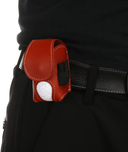 Golf Ball Pouch Set of 2 Belt Clip Holder Perfect Golf Gift for Men V1258-DP02-BOL-190