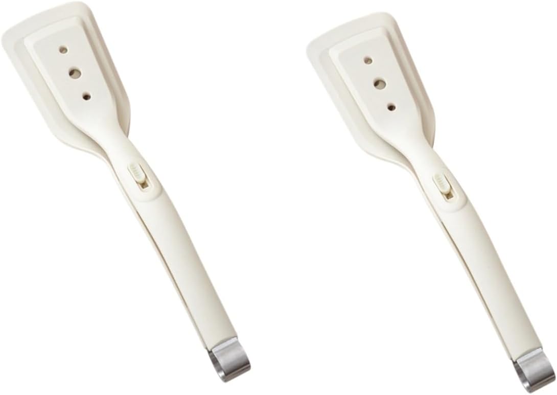 2-in-1 Silicone Spatula Tong Set of 2 Heat Resistant for Flipping and Serving V1258-DP02-BOL-192