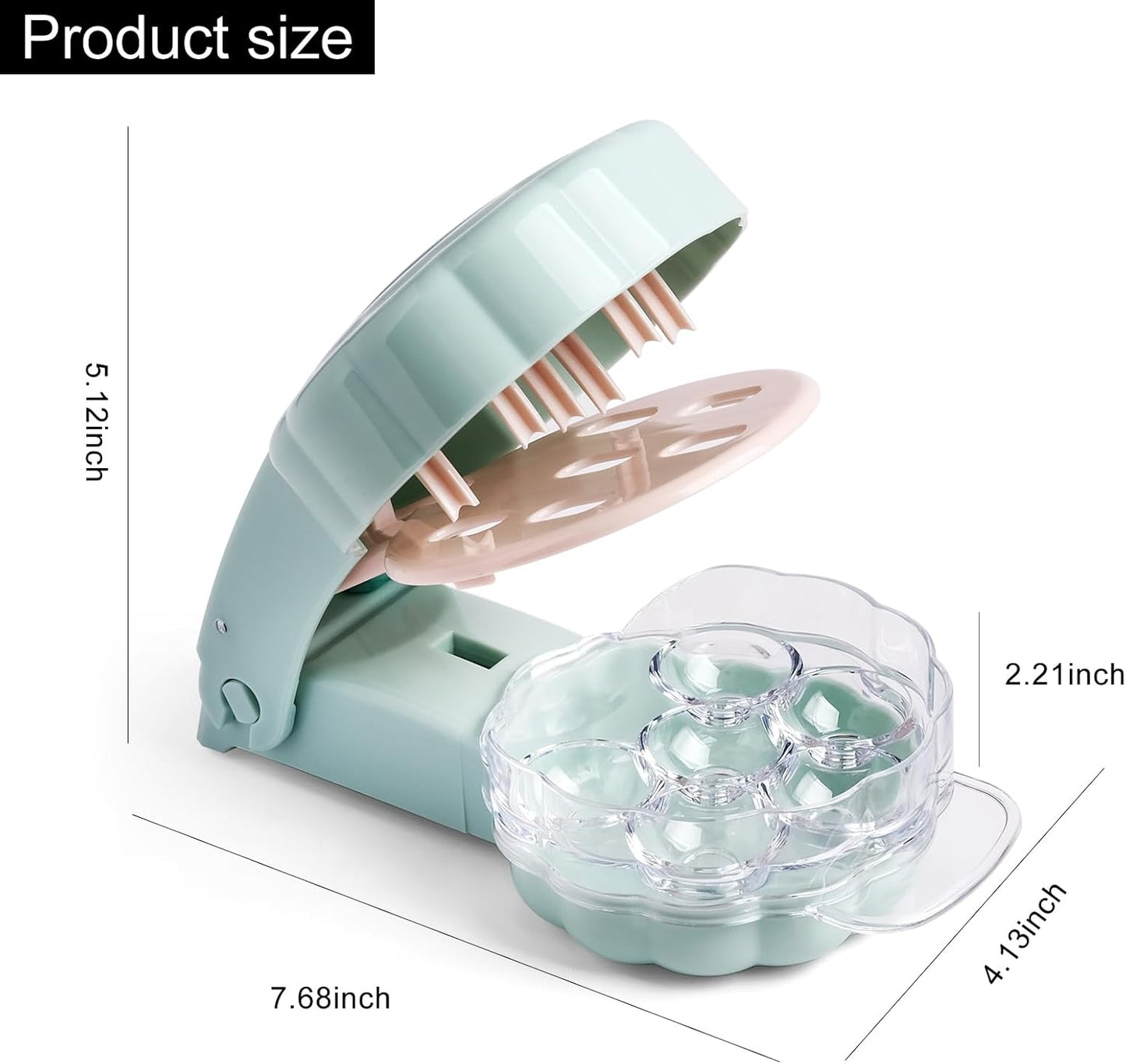 Cherry Pitter for 6 Cherries - Quick & Effortless - Also for Olives - 1 Piece V1258-DP02-BOL-194