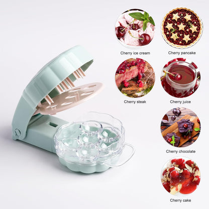 Cherry Pitter for 6 Cherries - Quick & Effortless - Also for Olives - 1 Piece V1258-DP02-BOL-194