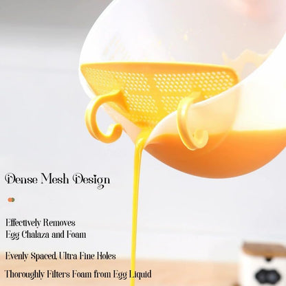 Multifunctional Colander Bowl with Strainer - Measuring Cup/Funnel / Egg Separator - Ideal for Baking V1258-DP02-BOL-196