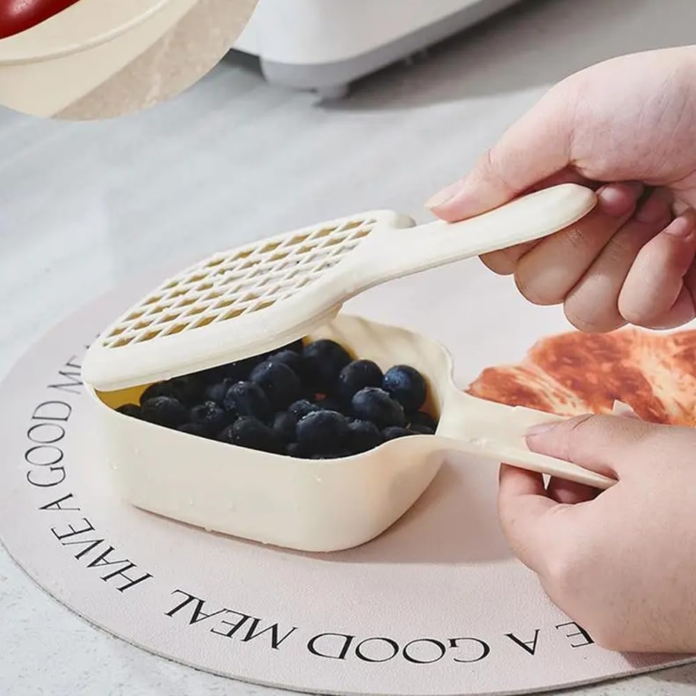 2-in-1 Sink Strainer Colander 2-in-1 Sink & Strainer Handy Shake and Drain System for Vegetables Fruit & V1258-DP02-BOL-206